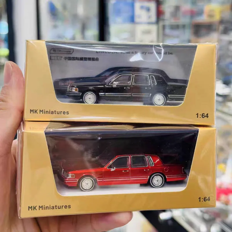 

Литой под давлением масштаб 1:64 MK Limited 1992, Lincoln Town Car, модель автомобиля из сплава, Коллекционная игрушка, подарок, сувенир, украшение для дисплея