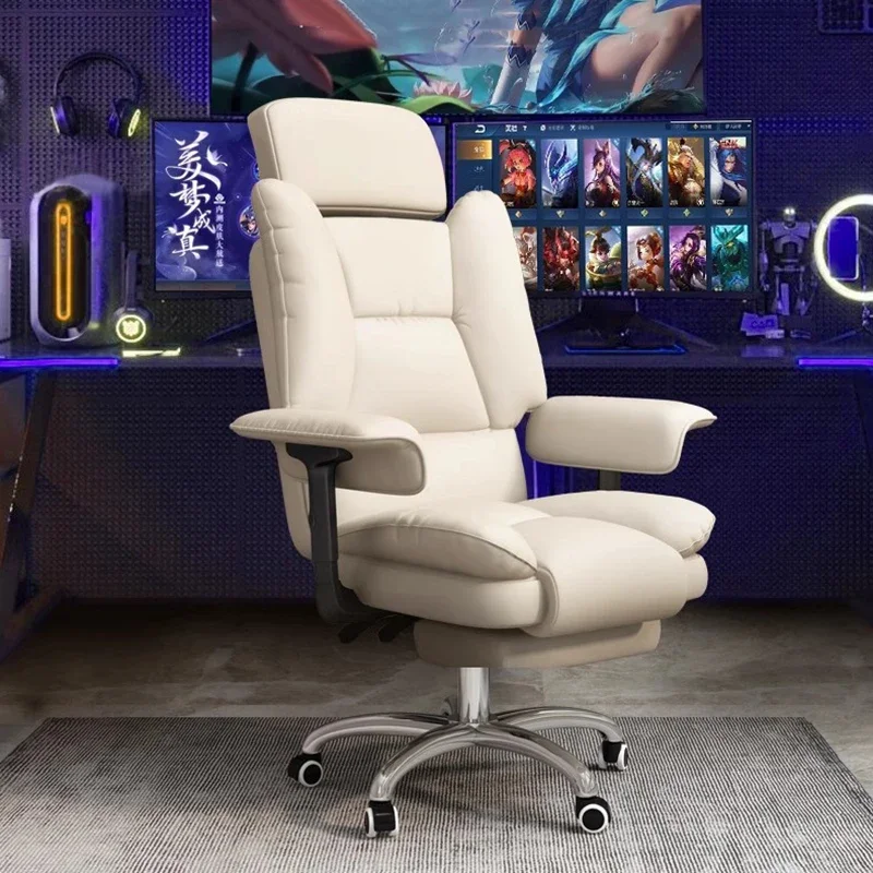 Comfy Footrest Gaming Chairs Wheels Comfort Folding Recliner Stylish Gaming Chairs Luxury Lazy Sillas De Oficina Furnitures