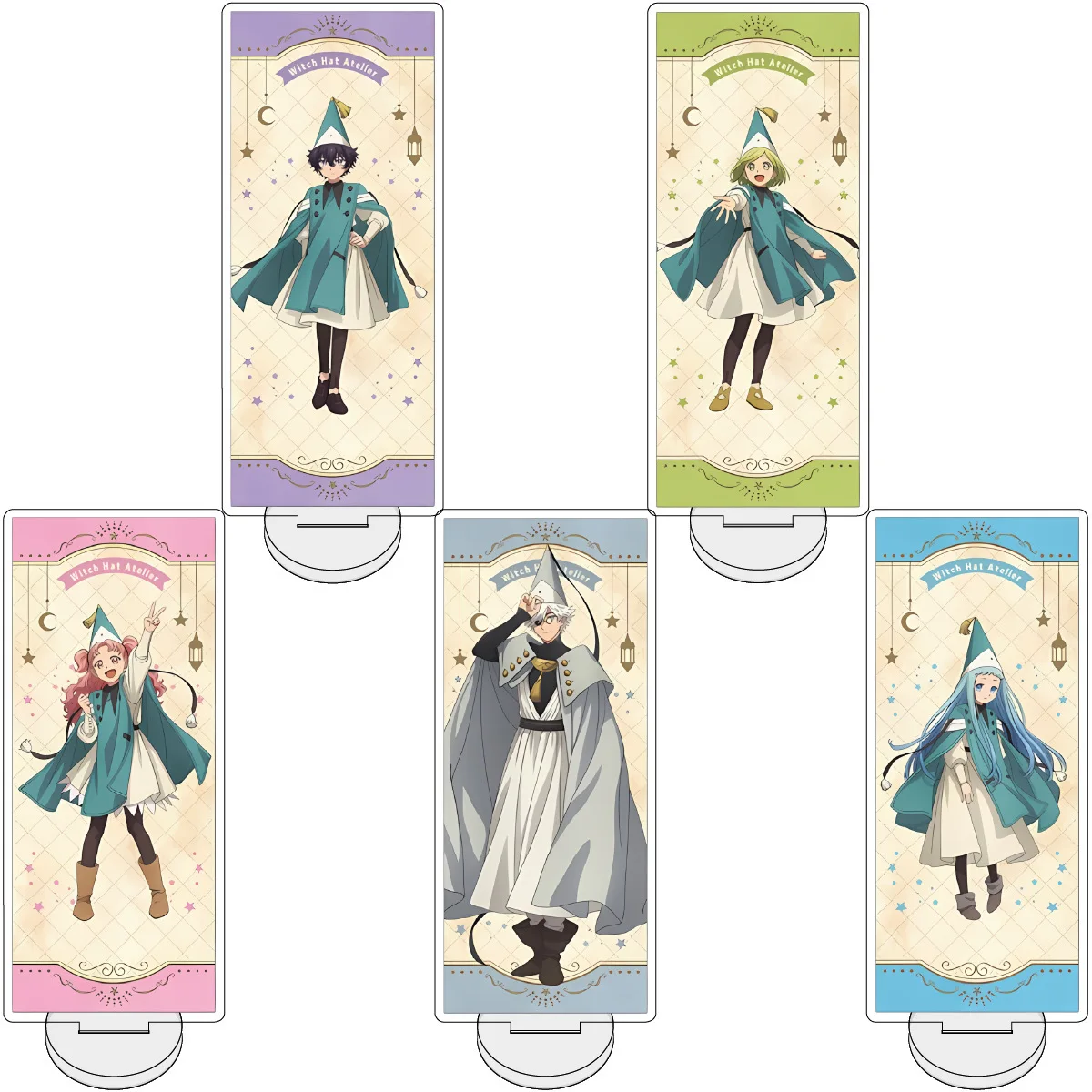 Witch Hat Atelier Acrylic Hanging Ornament Magical Studio Role Bag Pendant Fans Standee Pendant Fantasy Character Bag Keychain