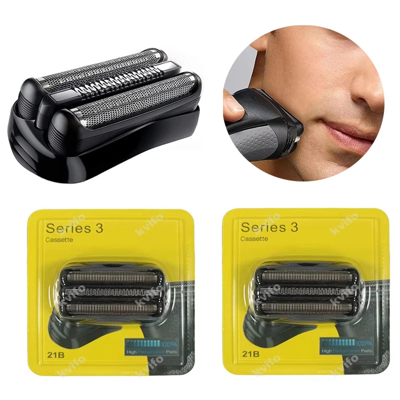 NEW 1/2 Pcs 21B Shaver Replacement Head For Braun Series 3 Electric Razors 301S,310S,320S,330S,340S,360S,3010S,3020S,3030S,3040