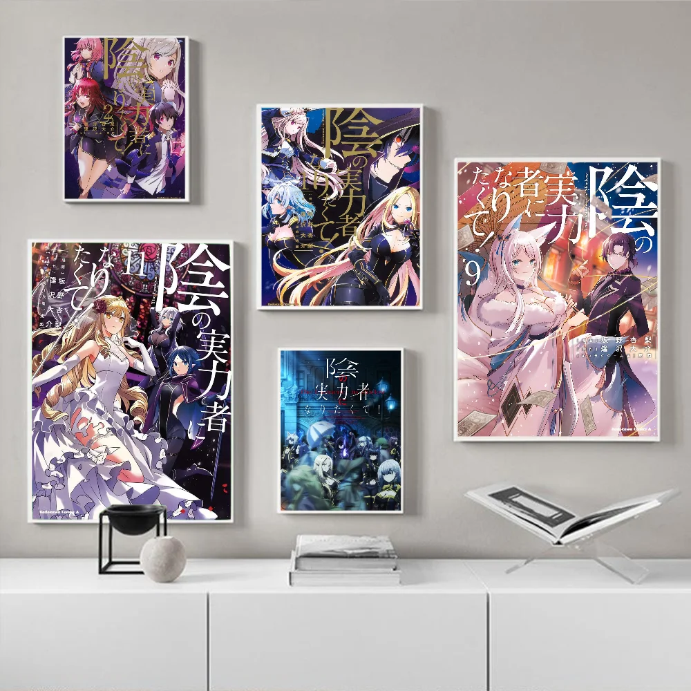 Anime The Eminence In Shadow Self-adhesive Art Poster Whitepaper Prints Posters Artwork Aesthetic Art Wall Painting