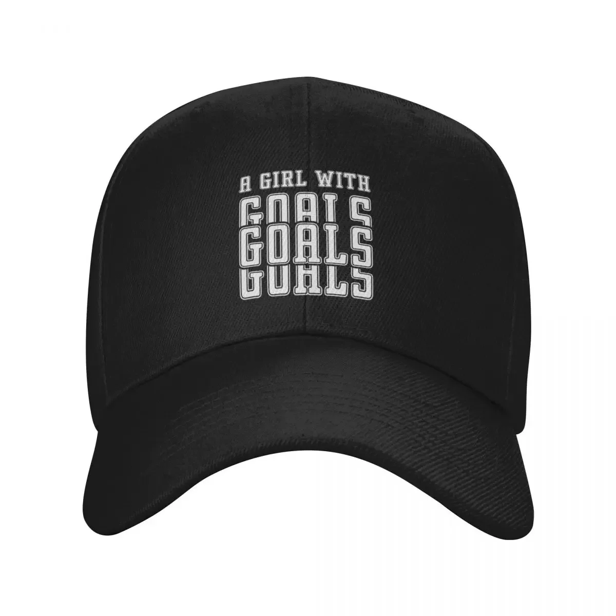 Just a Girl Who Loves Soccer, A Girl With Goals, Soccer Girl Baseball Cap black Designer Hat Rugby For Girls Men's