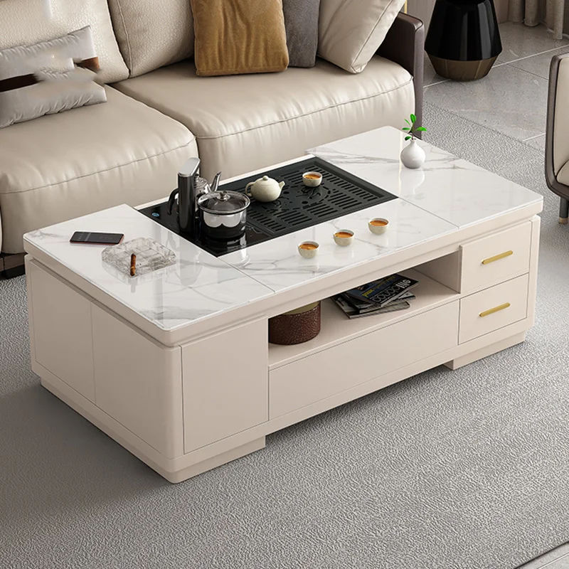 

Storage Side Table Aesthetic Square Storage Bedroom Coffee Tables Minimalist White Mesa Auxiliar Salon Living Room Furniture