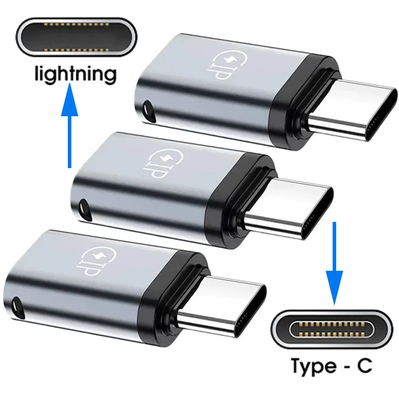 Dla IPhone Adapter Lightning do typu C Converter 5A szybka ładowarka Adapter typu C do 8 Pin złącze Lightning dla IPhone 14 13 12