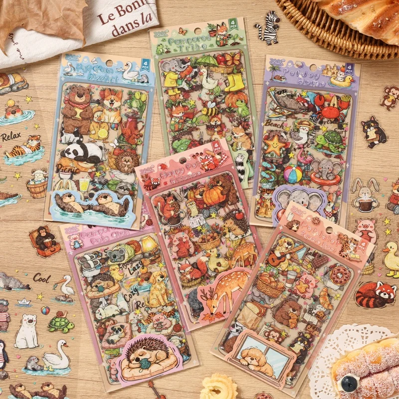 24pack-lot-kawaii-panda-rabbit-animal-stickers-cute-scrapbooking-diy-diary-decorative-stationery-sticker-album-stick-label