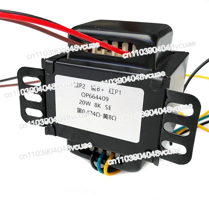 

For 20W Push-pull Output Transformer 8K Amplifier Transformer Without Superlinearity Suitable for Tube Amplifier EL84 6P14, Et