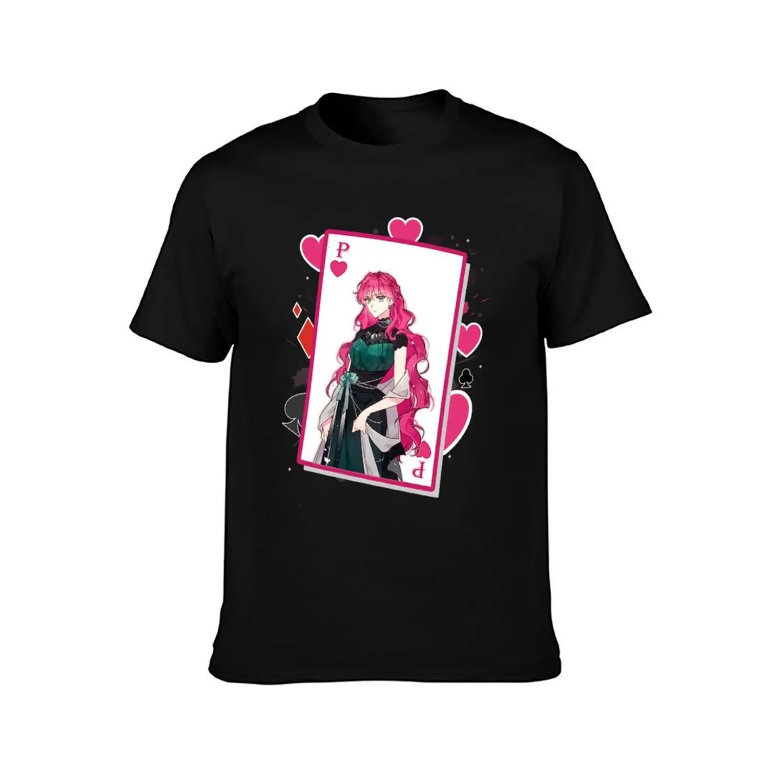 Penelope Poker T-Shirt Summer Casual Cotton Tee Oversized Streetwear Tops Vintage Graphic Print Loose Fit Short Sleeve
