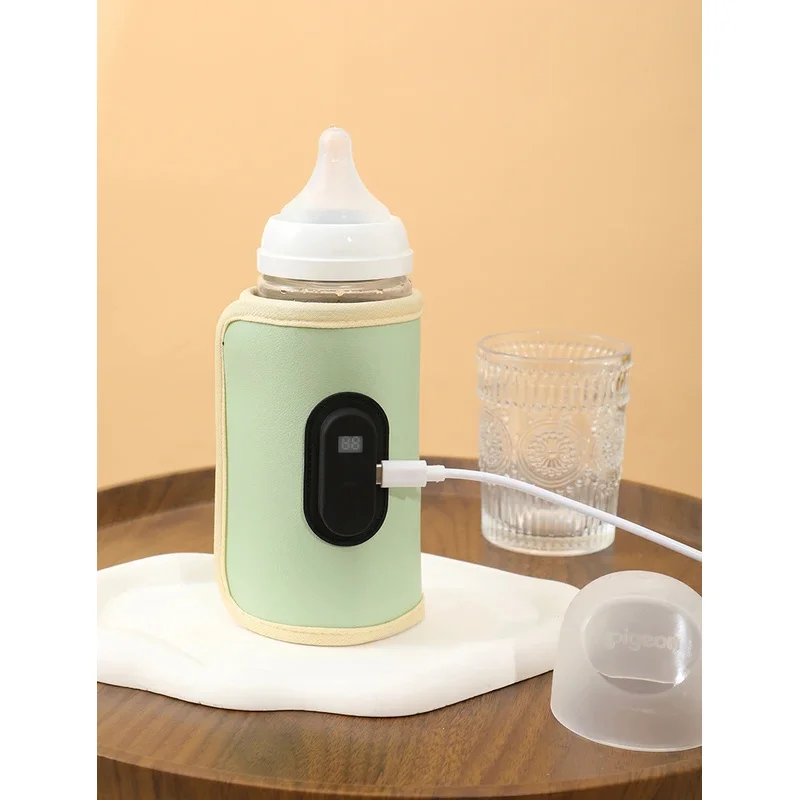 2026 Детский подогреватель молока, подогреватель бутылочек для кормления ребенка, портативный USB-подогреватель бутылочек для автомобиля, аксессуары для путешествий на открытом воздухе, портативный