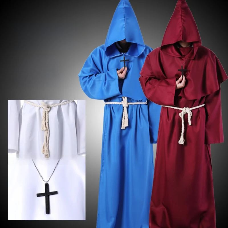 loween Medievale Frate Robe awl Costume da donna Etnico Stage Wear Collezione Primavera 2023 Altri marchi Abito tradizionale