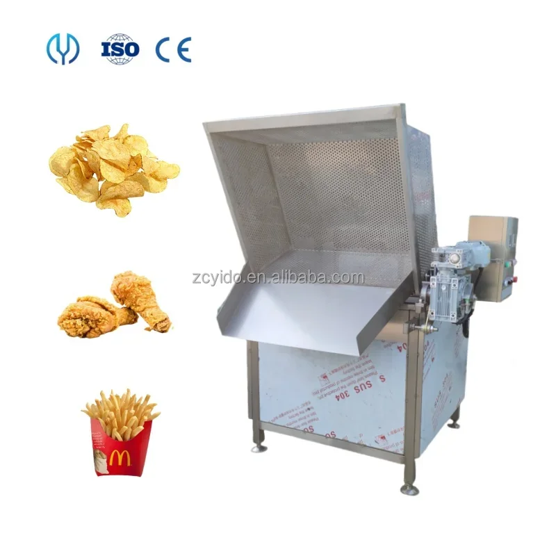 Industrial Automatic Food Frying G as Continuous Frying Machine electric Deep Potato chips Fryer /banana Chips Frying Machine