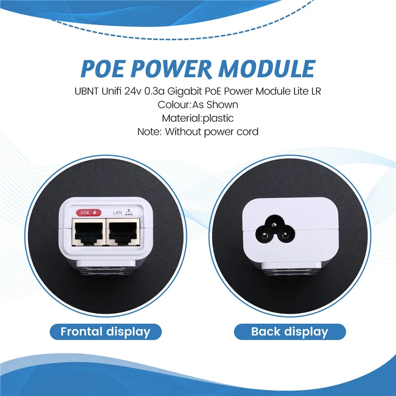 3CGRO-New UBNT Unifi 24V 0.3A Gigabit Poe Power Module Lite LR #5