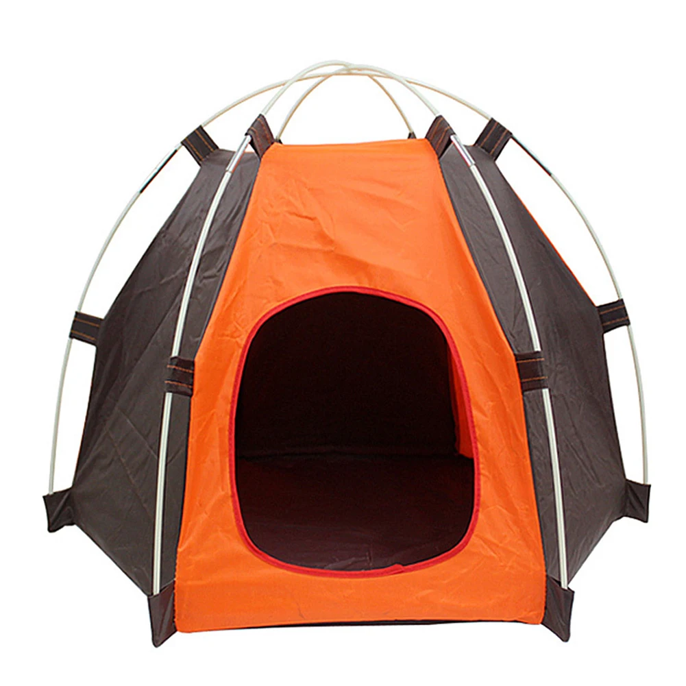 Charming Kennel Animal Bed Box Cat Puppy Tent Easy To Fold Up Fiberglass Rod Free Of Fleas High-quality Materials