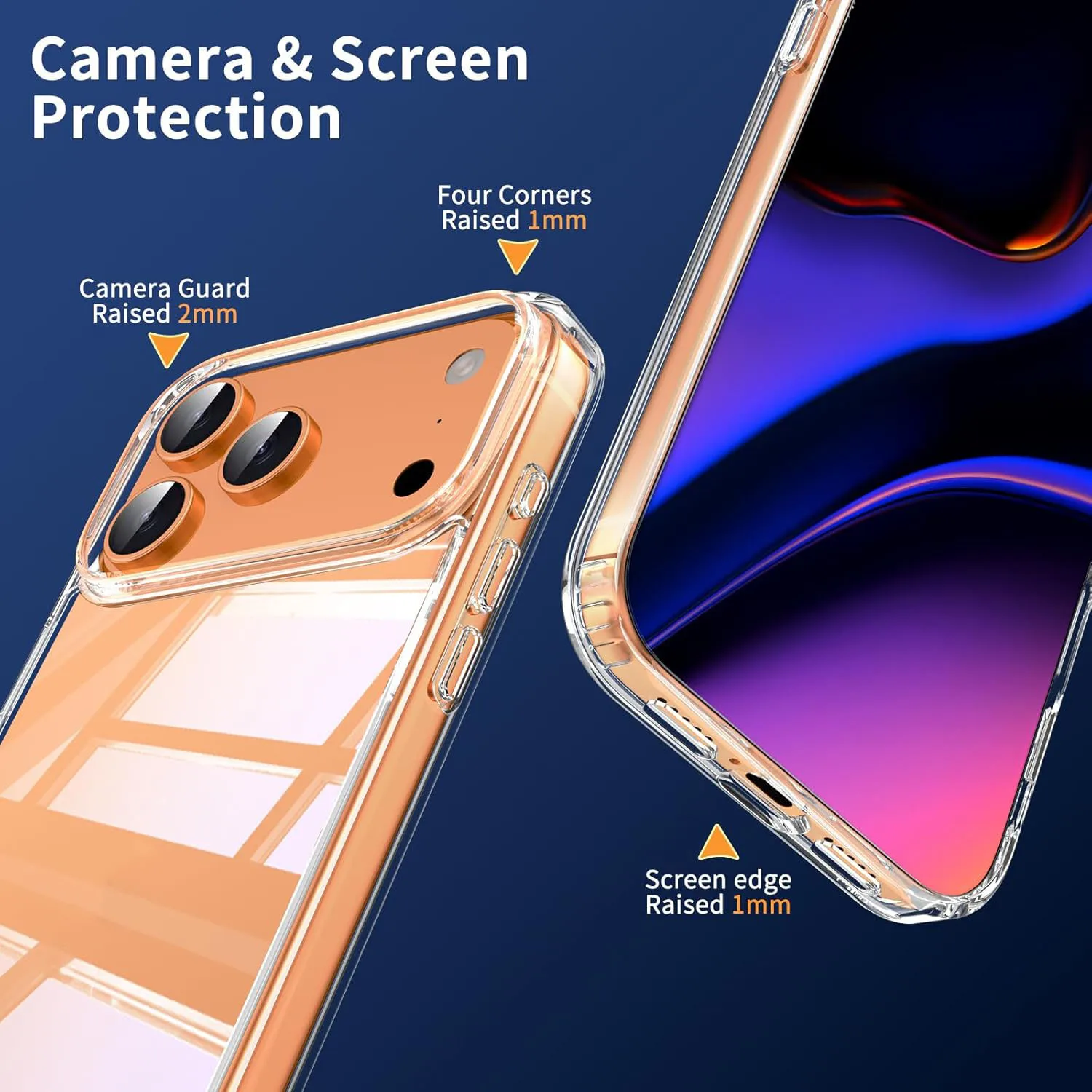 حافظة هاتف MagSafe أصلية بسيطة لهاتف iPhone 17 Pro Max، لون مثالي مقاوم للصدمات، لون شفاف، حماية مغناطيسية #3