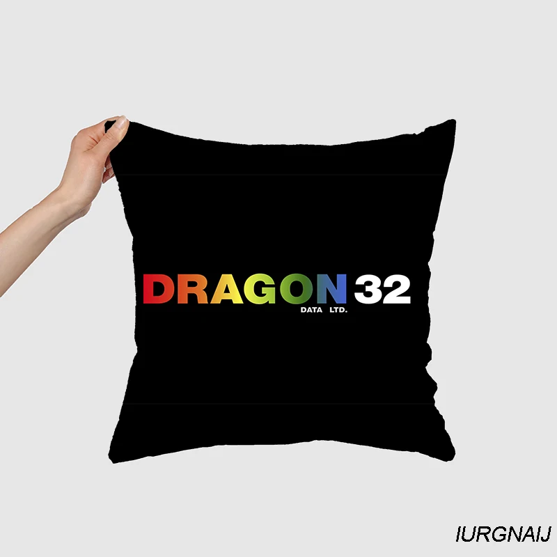 Retro Computer Dragon 32 Pillow Case  Gift Sofa Car Super soft Cushions Square Pillowcase Chair Pillow Cove 323