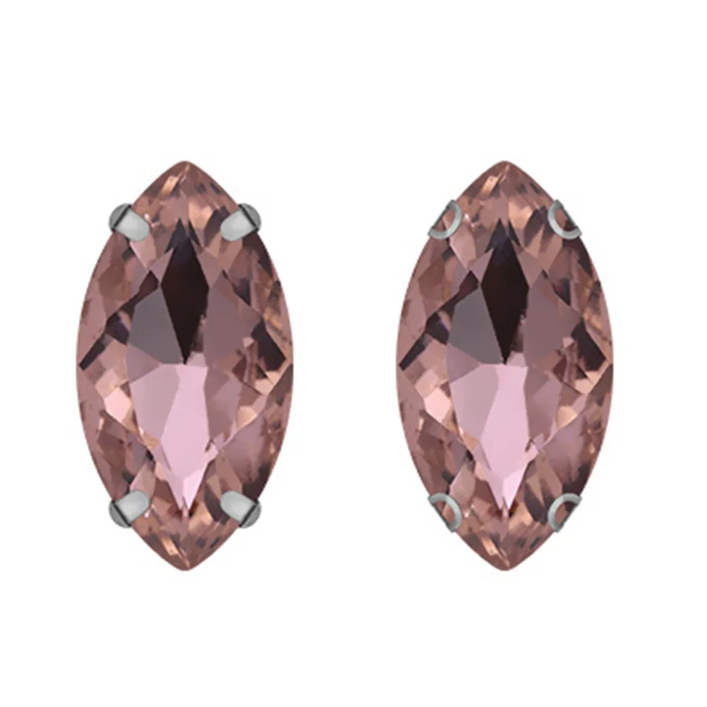 200Pcs Four-Claw Glass Crystal Rhinestones High-Purity Shining Colorful DIY Sewing Embellishments for Wedding Dress Shoes