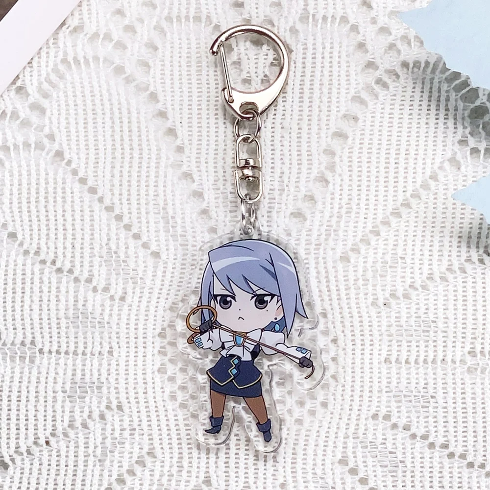 1/7PCS Anime Characters Ace Attorney Acrylic Car Keychain Accessories Funny Keyrings Friends Gifts Bag Charms Backpack Pendant