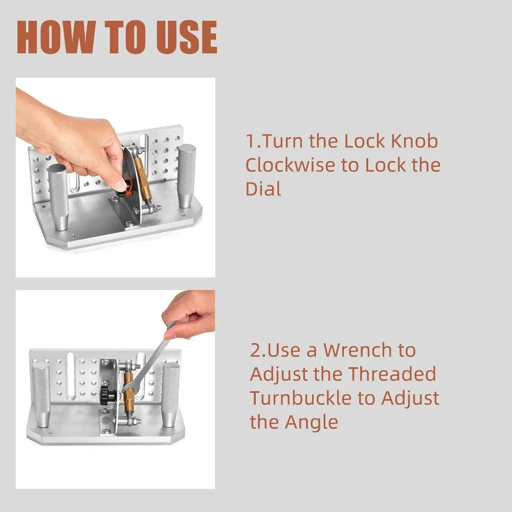 أداة تحديد المواقع آلة حزام قابل للتعديل طاحونة الرقصة شحذ محدد زاوية قابلة للتعديل لآلة الحزام شحذ محدد #6