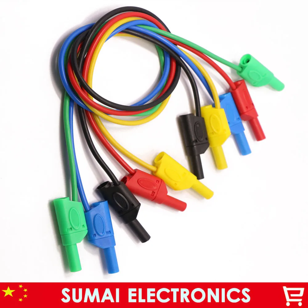 High pressure multimeter pen extension test line with 4mm plug/socket, CATIII 1KV /19A JBF cable