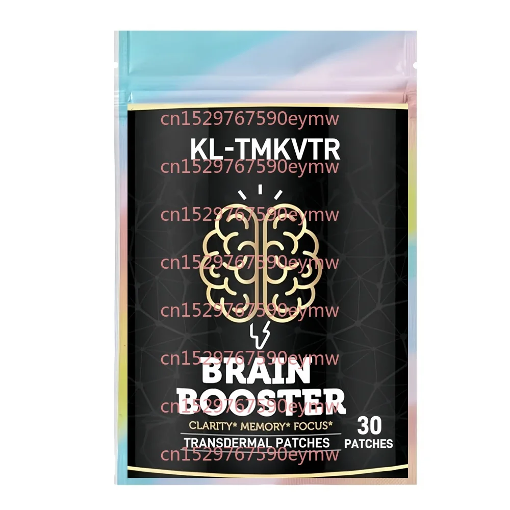 30 Patches Brain Booster Transdermal Patches for Memory Boost to Enhance Focus & Improve Concentration & Clarity