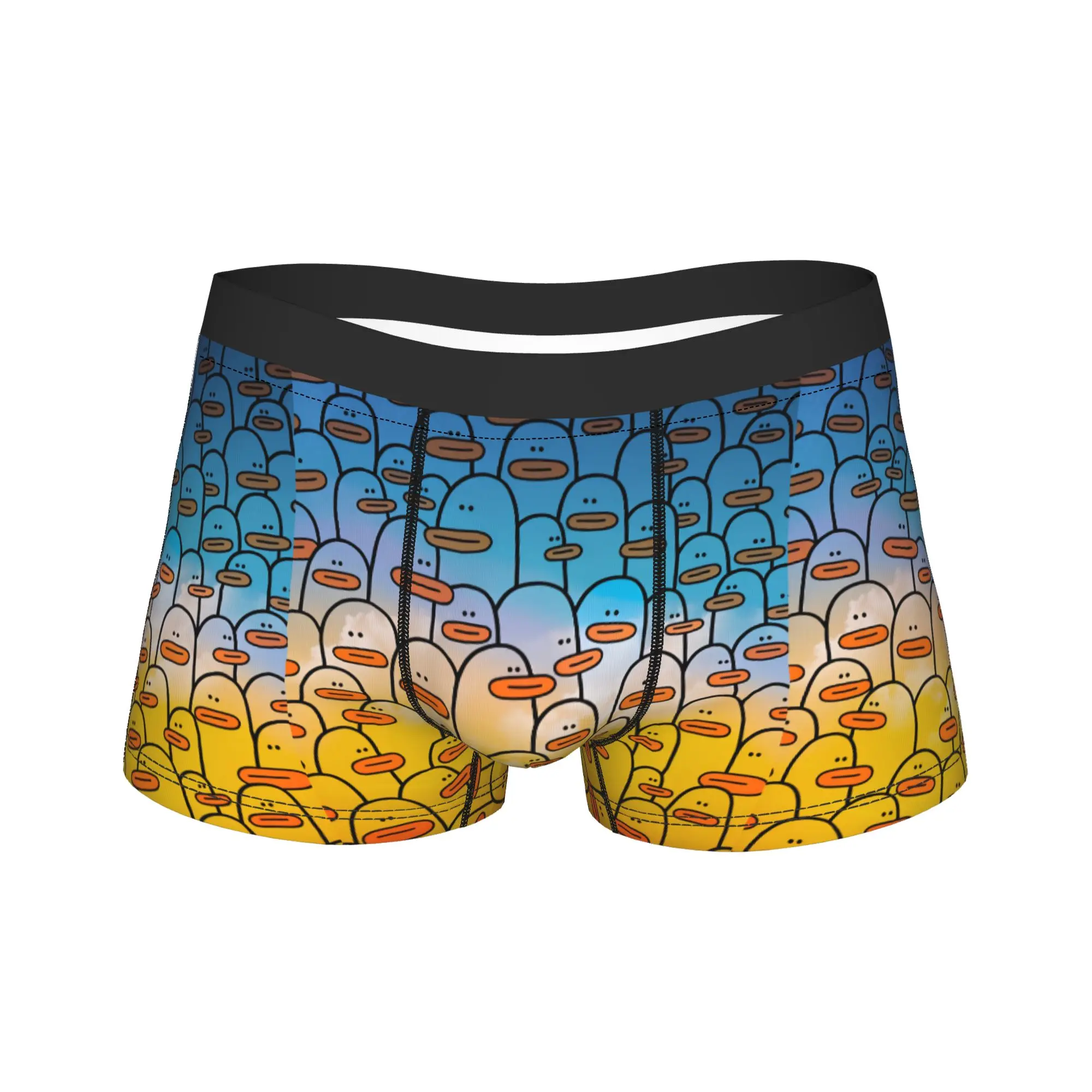Many Ducks In The Sky Boxer Brief  Underwear Hot Sale Men's Classic Trunk Pattern Plus Size Panties