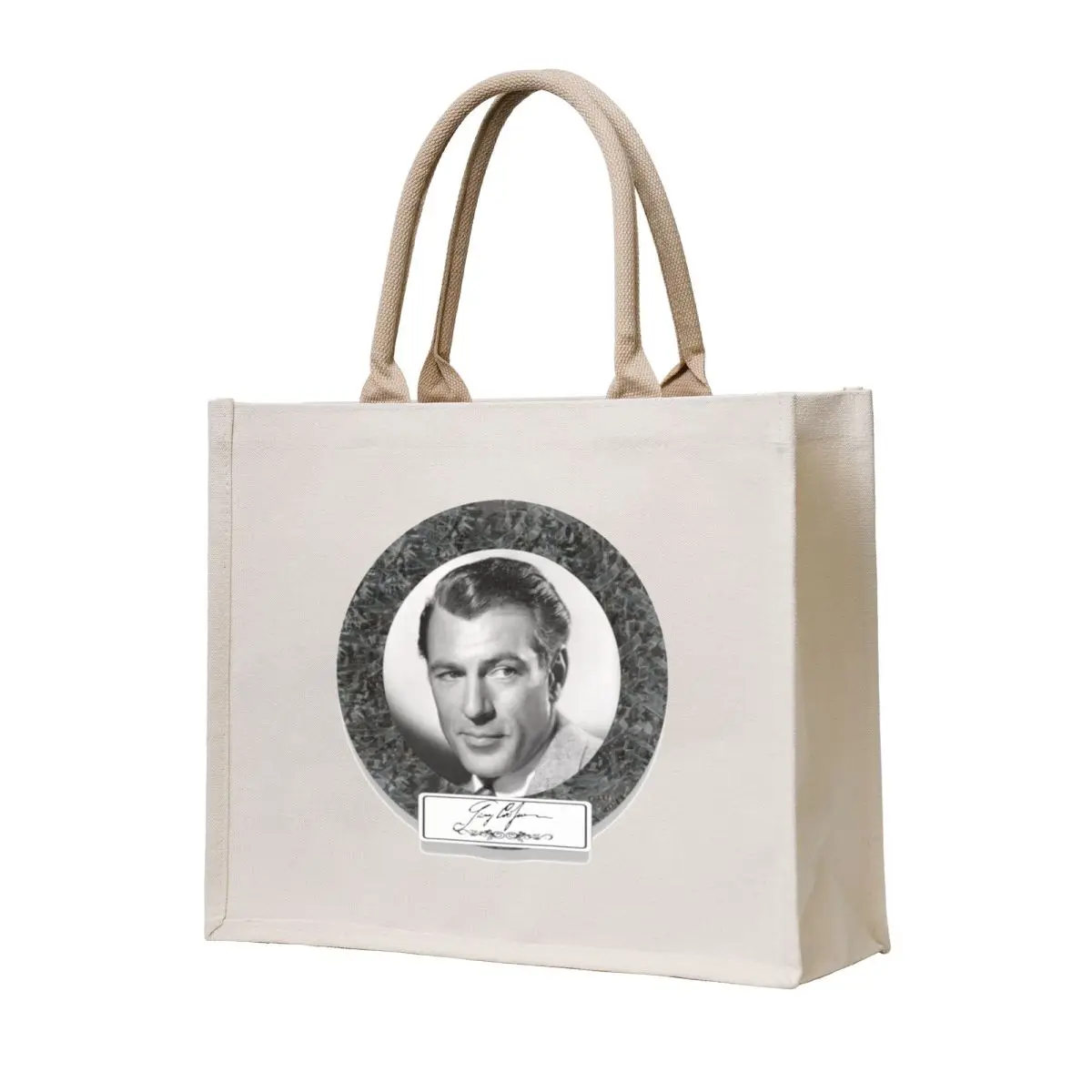 

Gary Cooper Classic Movie Star Signature Series Tote Bag Fabric bag tote bag screen canvas bags foldable reusable