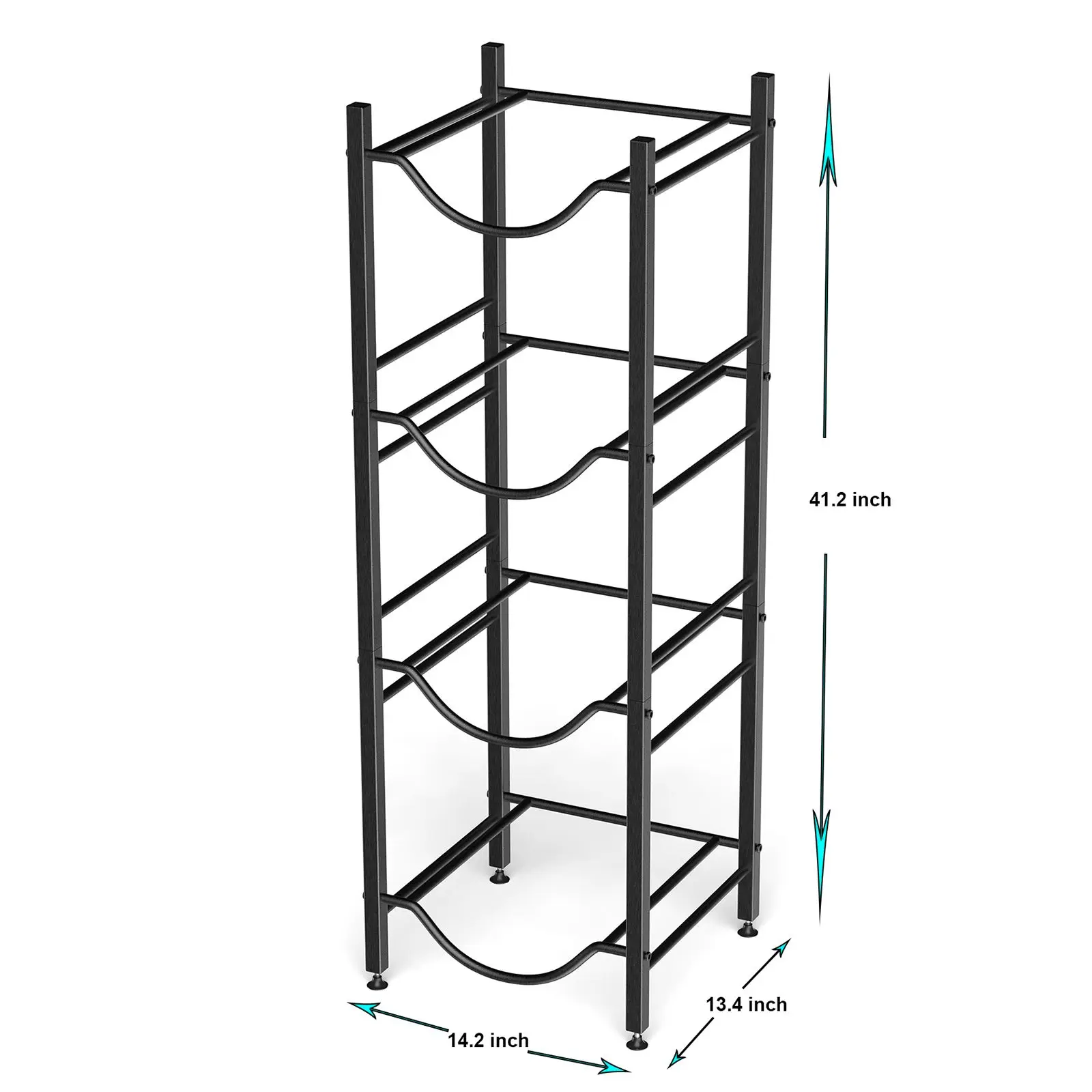 5 Gallon Water Jug Holder, Heavy Duty Steel, Storage Rack for Kitchen, Home, Office, Pantry