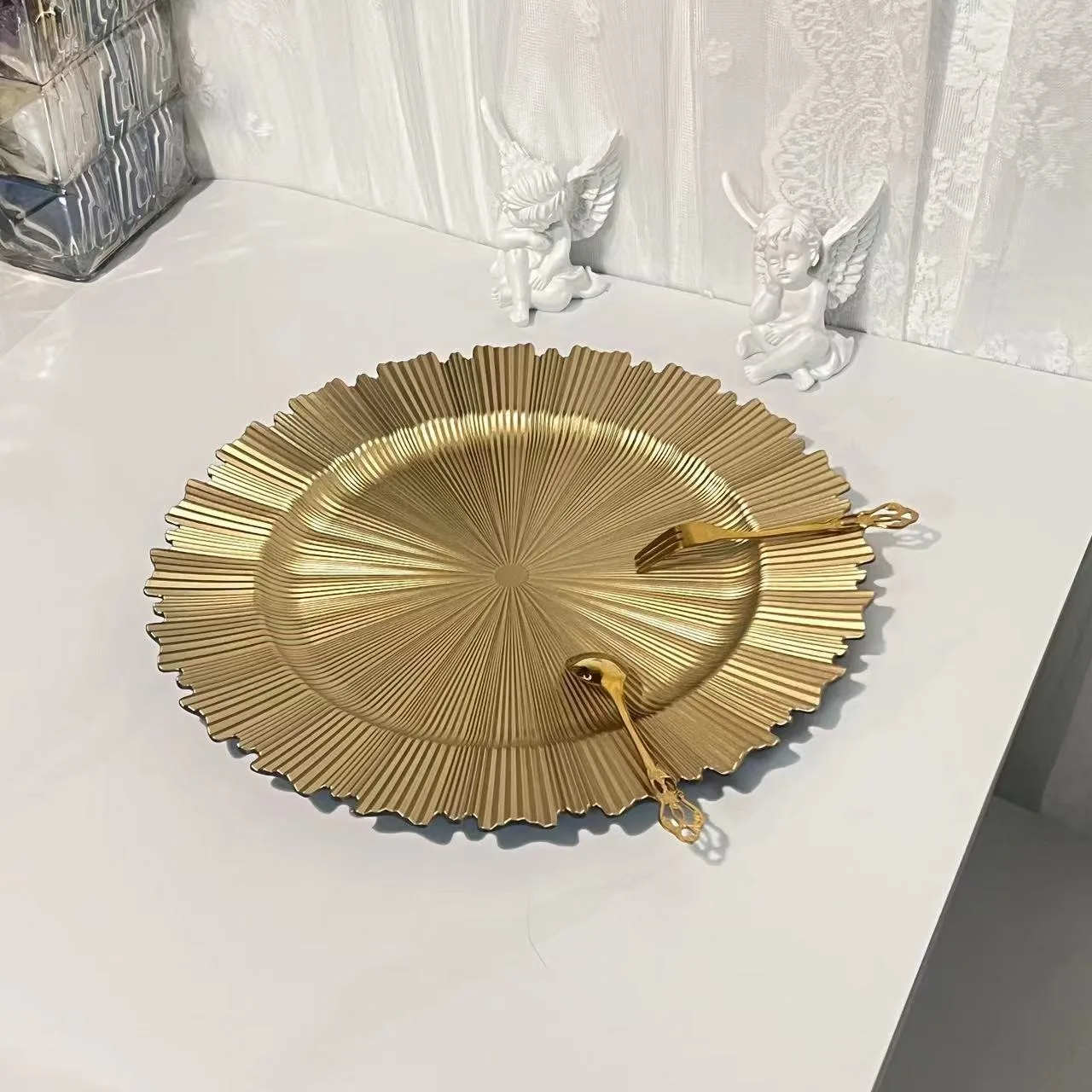 100PCS Gold Charger…