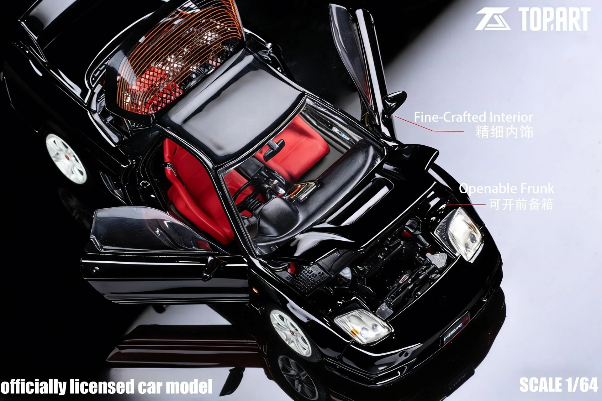 

Предварительная продажа * TopArt 1/64 NSX-R (NA2) Модель из сплава полностью открытого сплава * Корабли в феврале