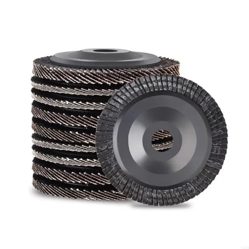 C63B 3,94 polegadas FLAP DISCS FLAP SANDING DISCO ANTI-ESTÁTICO E ANTOLUGING DISCS