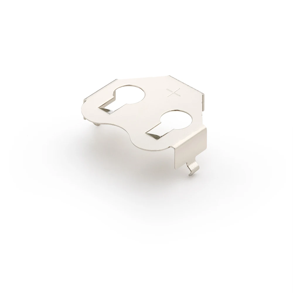 High Quality Metal CR1632 Battery Holder THM CR1620 CR1632 Battery Retainer Clip CCR-1601-NI