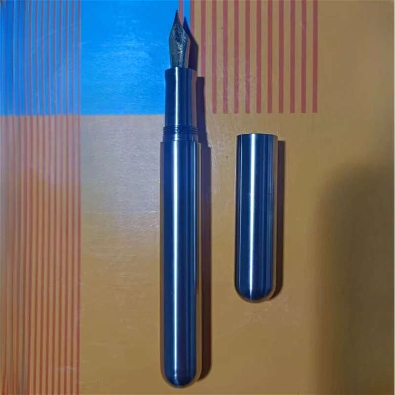 

Роскошная перьевая ручка из титанового сплава в сочетании с немецкой ручкой Schmidt BOCK JOWO F M 0,5 0,7 мм, золотой наконечник, школьная хорошая ручка для письма