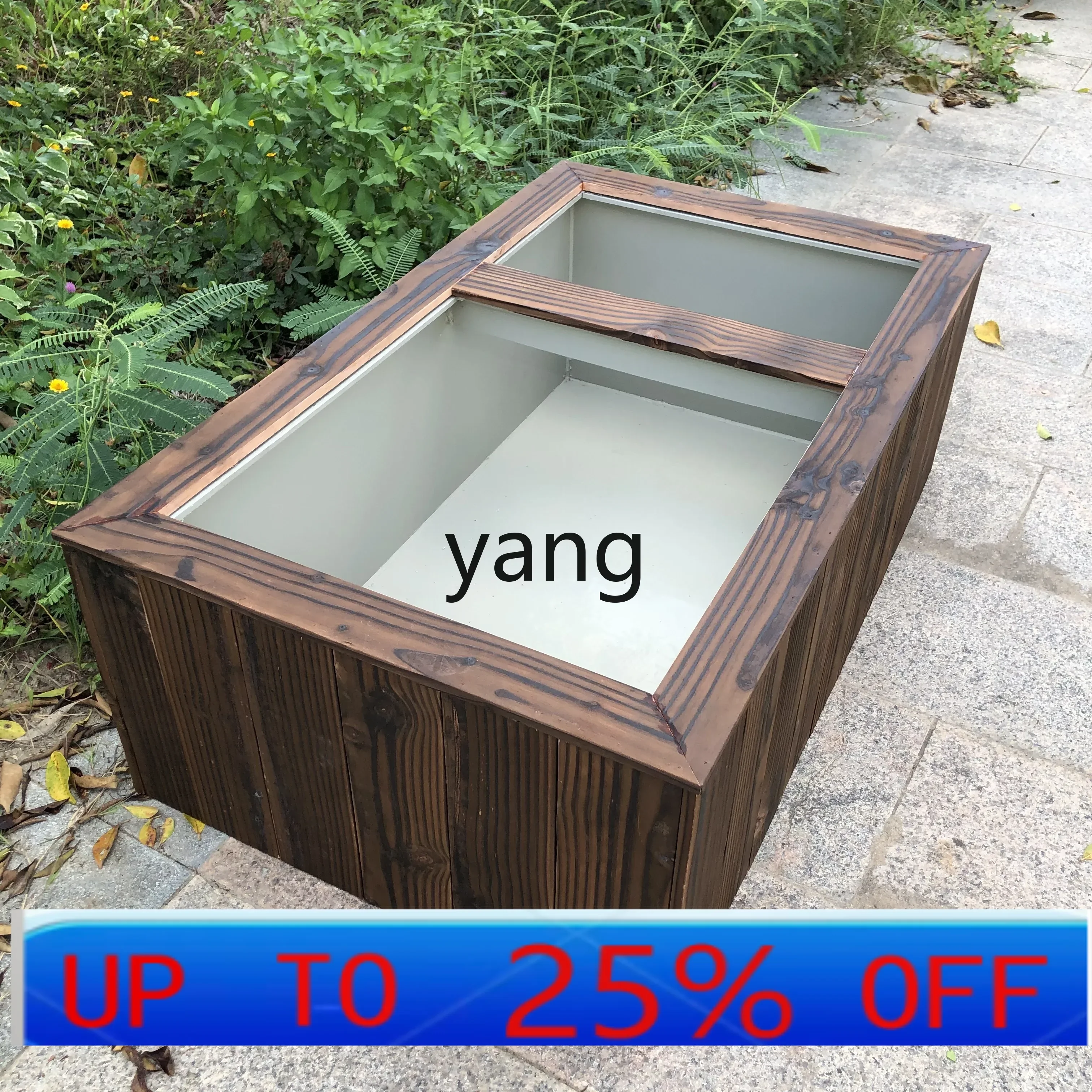 

lmm living room balcony household large turtle tank plus filter water tank pool