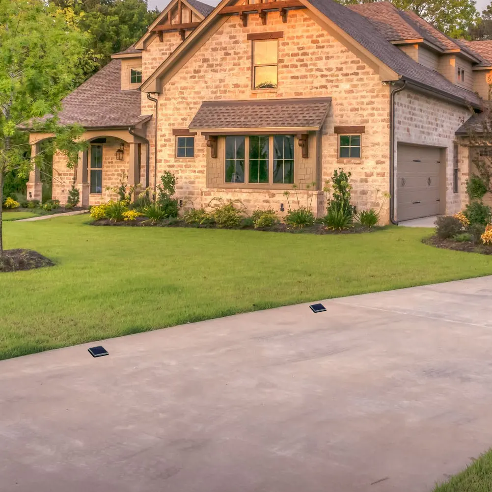 Solar Lights Outdoor Waterproof Garden Deck Railing Street Stair Import Balcony