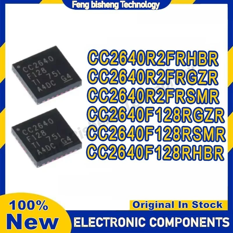 

5PCS CC2640F128RSMR CC2640F128RHBR CC2640F128RGZR CC2640R2FRSMR CC2640R2FRHBR CC2640R2FRGZR CC2640R CC2640F CC2640 IC Chip QFN