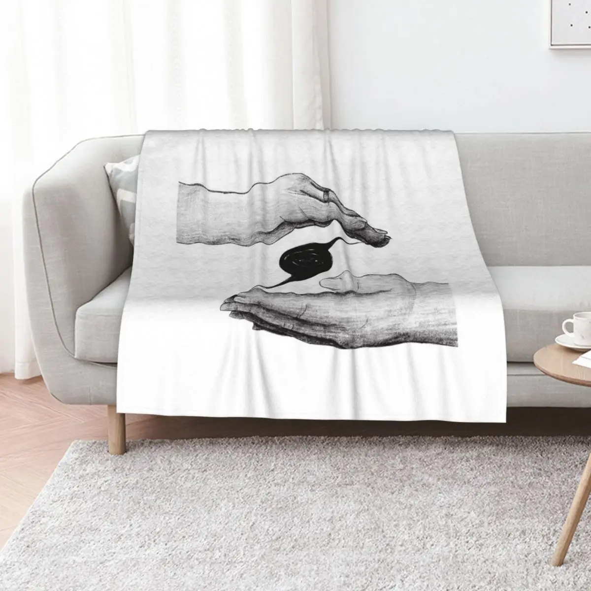 Human Connection Throw Blanket Decoratives Plush Plaid for babies Single Bed linens Blankets