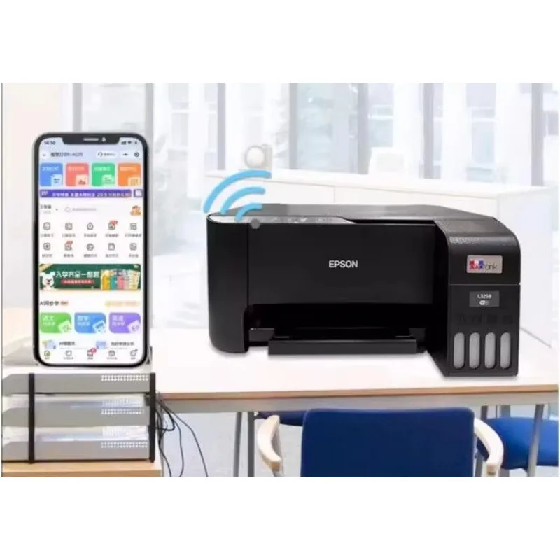 STLF high-quality inkjet printer L3258 Inkjet Printer 4 Color A4 Sublimation Digital Print Marketing Wireless Hot Key Plate Pape