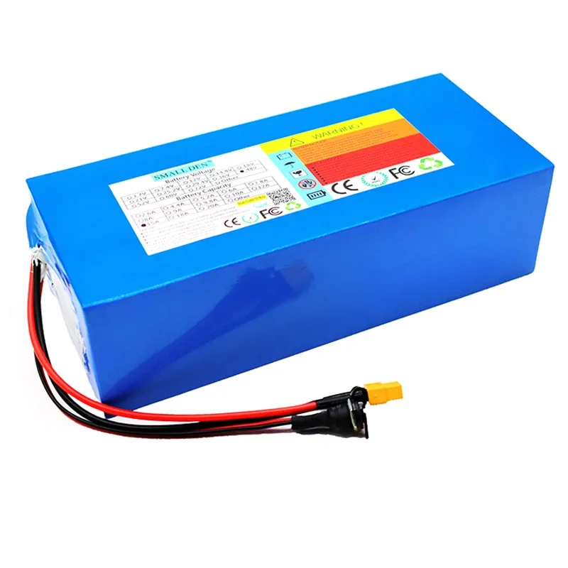 New 48V 15Ah Lithium Battery Pack 18650 13S5P 0-1500W High Power built-in BMS For 54.6V Electric two wheelers Scooter Motorcycle