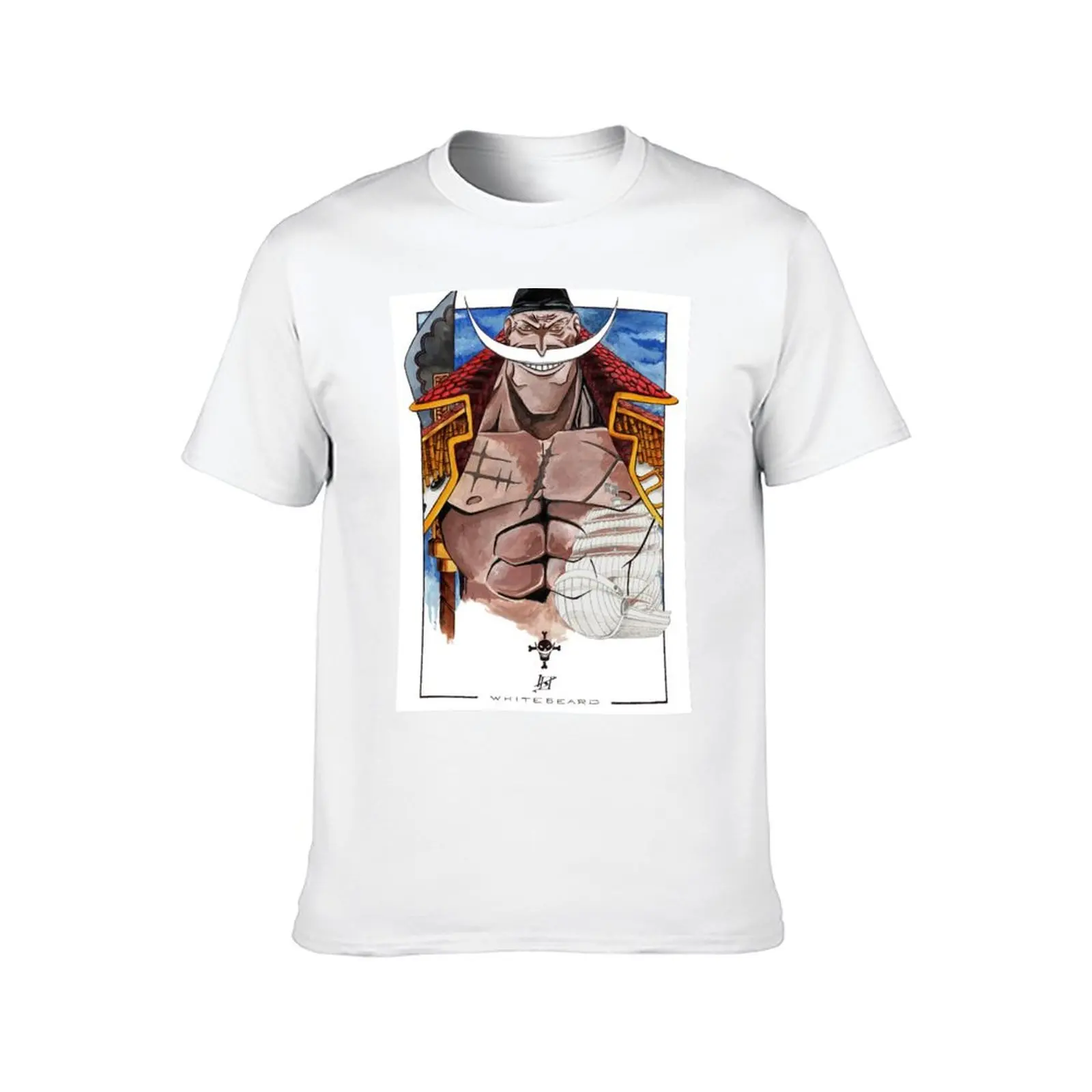 WhiteBeard T-Shirt tshirts personalised anime essential t shirt tops plain black t shirts men