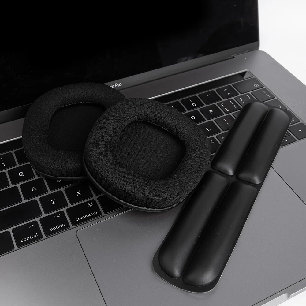 Replacement for Sades SA-903 SA-810 Ear Cushion Repair Parts Accessories Earmuffs Ear pads Headphones Mesh Foam Protein Leather