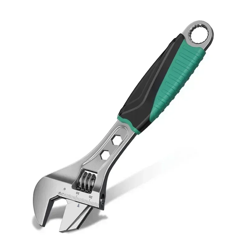 

8 12 Inch Household Multifunctional 10 Bathroom Adjustable Wrench Dual-purpose 15 Open Pipe