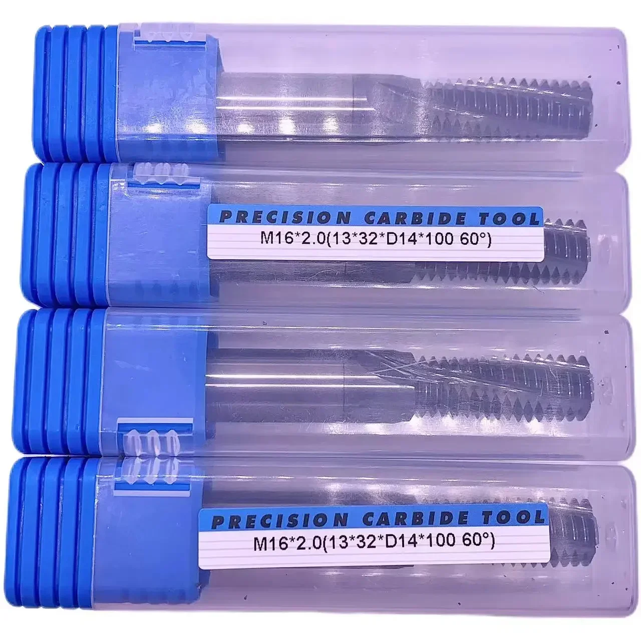 3PCS Carbide ISO Full Tooth Threading End Mill M3-M24 Thread Milling Cutter Tungsten Steel Endmills for Aluminum