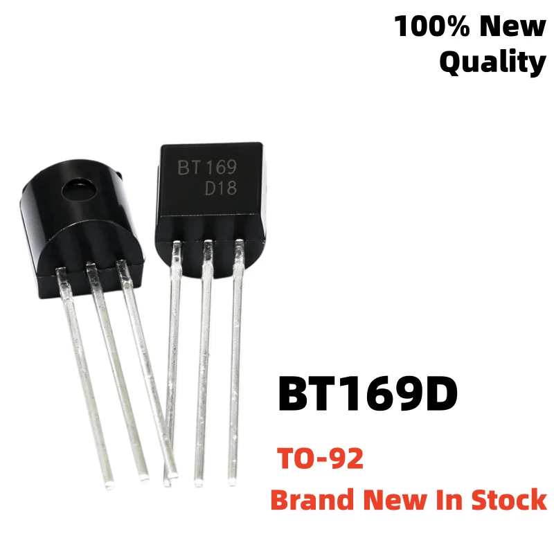 50PCS/LOT NEW BT131 BT169D BT169G BT169B TO-92 BT131-600 BT131-800 Unidirectional thyristor