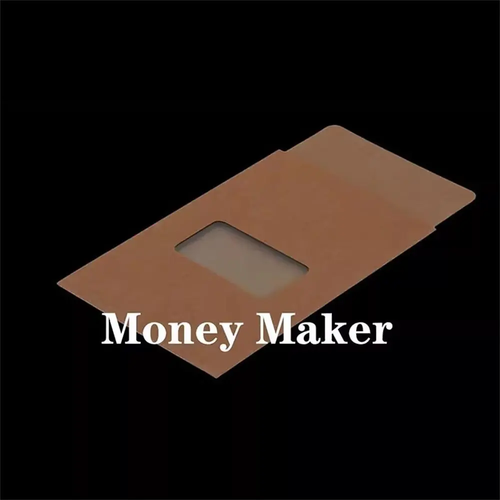 Magic Props Money-Maker Magic Instant Gimmick Props Envelope Magic Tricks Performance Close Up Magician Kit Envelope