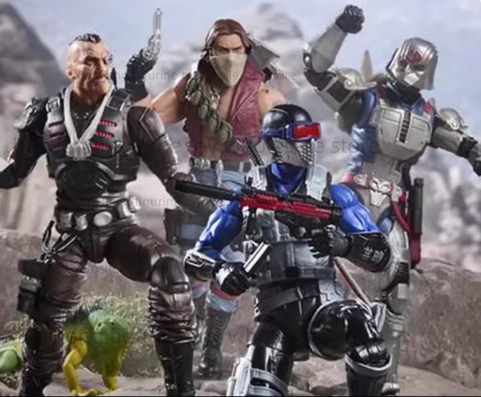 

В наличии Hasbro GIJOE Спецназ Snake Eye Commander Brad Living плоскогубцы 6-дюймовая фигурка куклы коллекция подарков