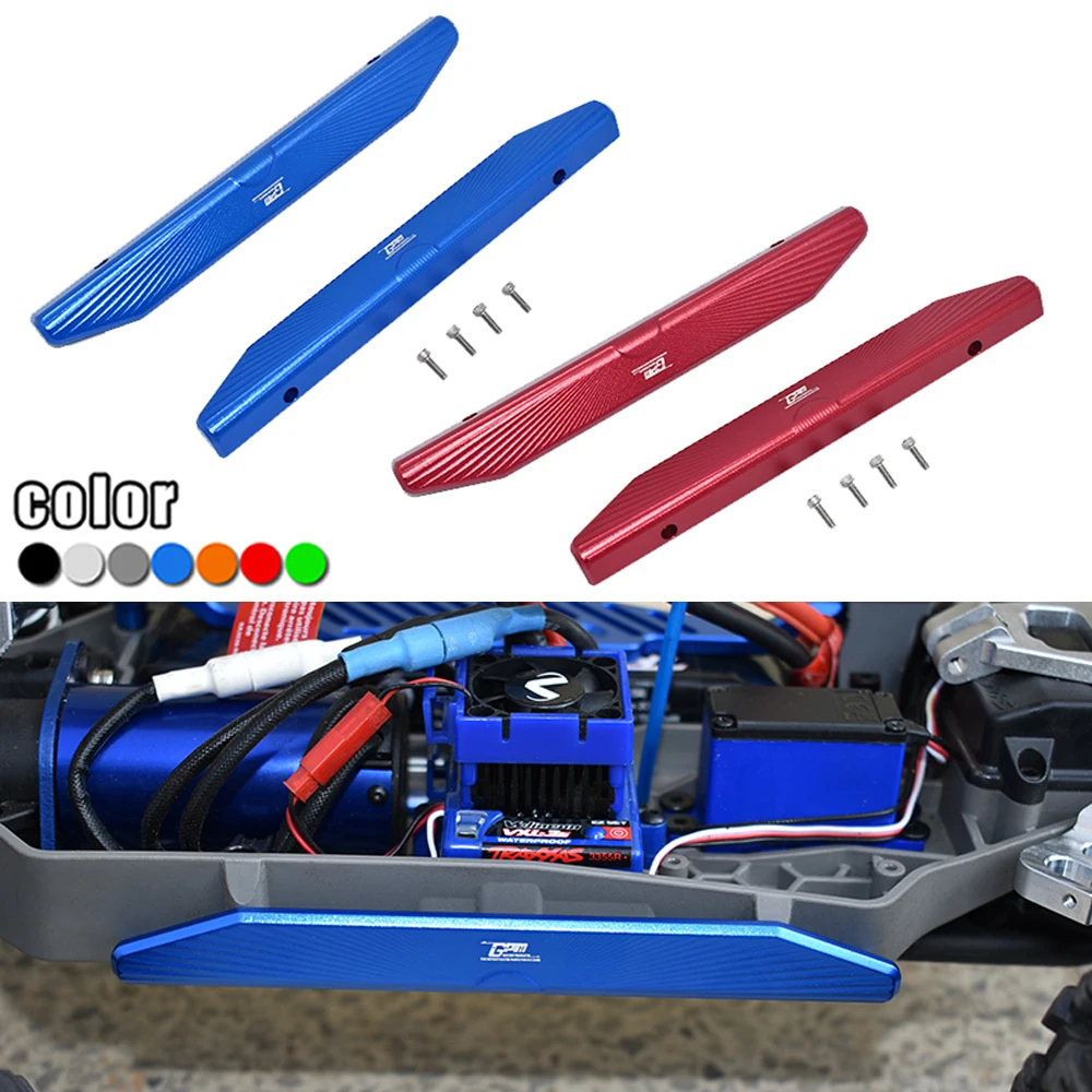 

GPM Metal left and right outer wing guards chassis Nerf bars Side Skirt Set 9023 for 1/10 HOSS 4X4 VXL 3S-90076-4 MONSTER TRUCK