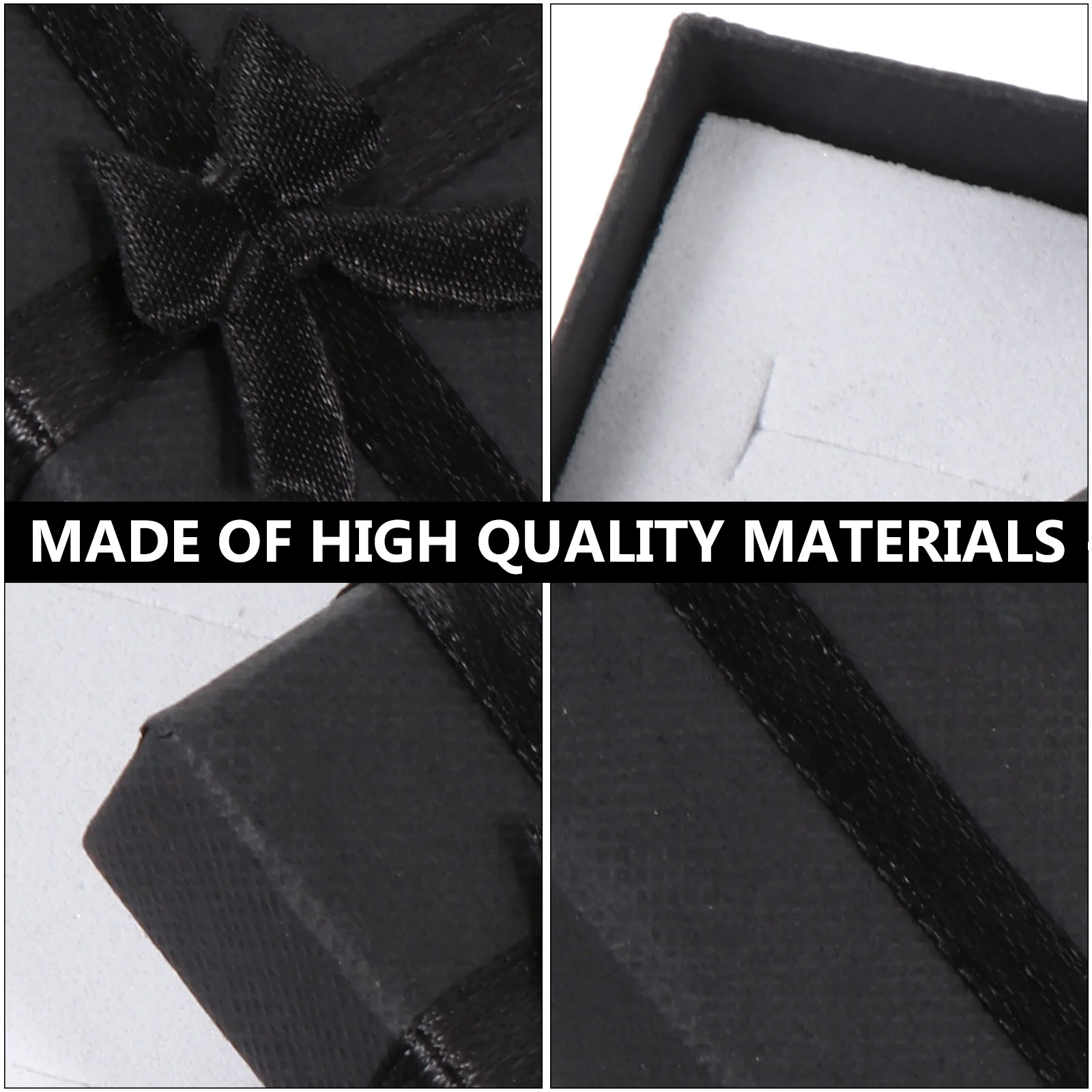 

6Pcs Durable Cardboard Gift Boxes With Bowknot Perfect For Jewelry Candy Storage