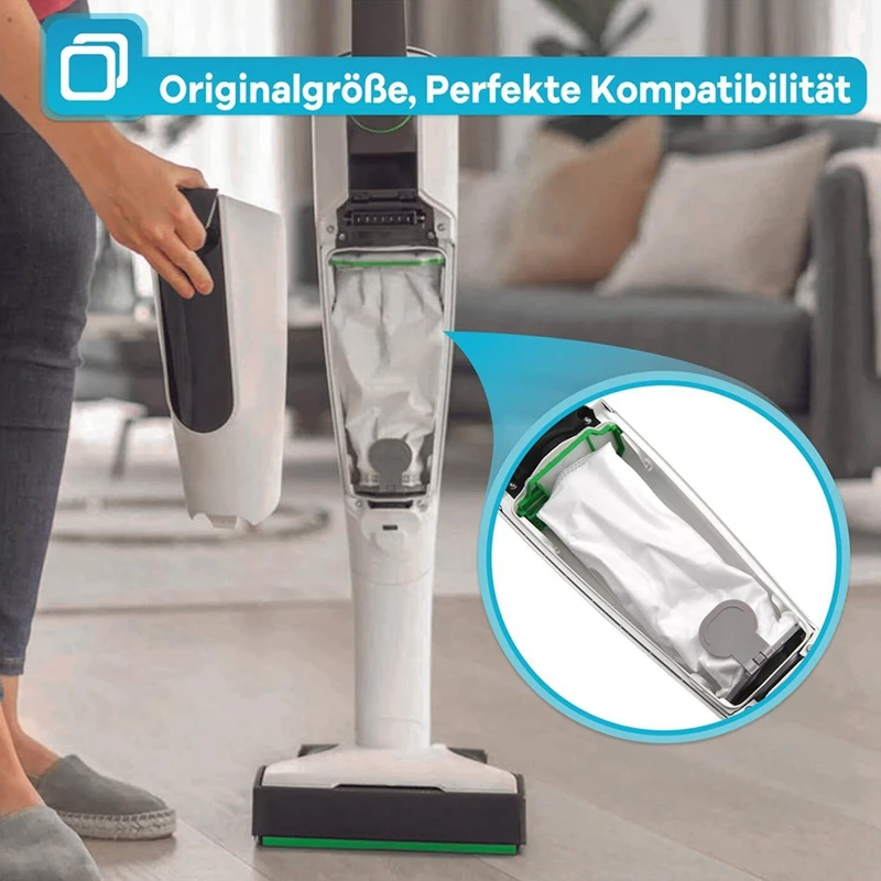 Sacos de vácuo para vorwerk kobold vk7 fp7, peças de reposição de sacos de filtro premium kobold fp7