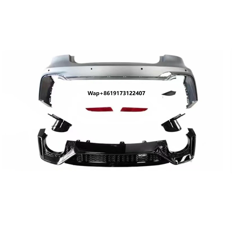 

RS5 Rear Bumper for A5 S5 B9 2017-2019 Upgrade to B9.5 2020-2024 Rear Body Kit for A5 S5 2017 2018