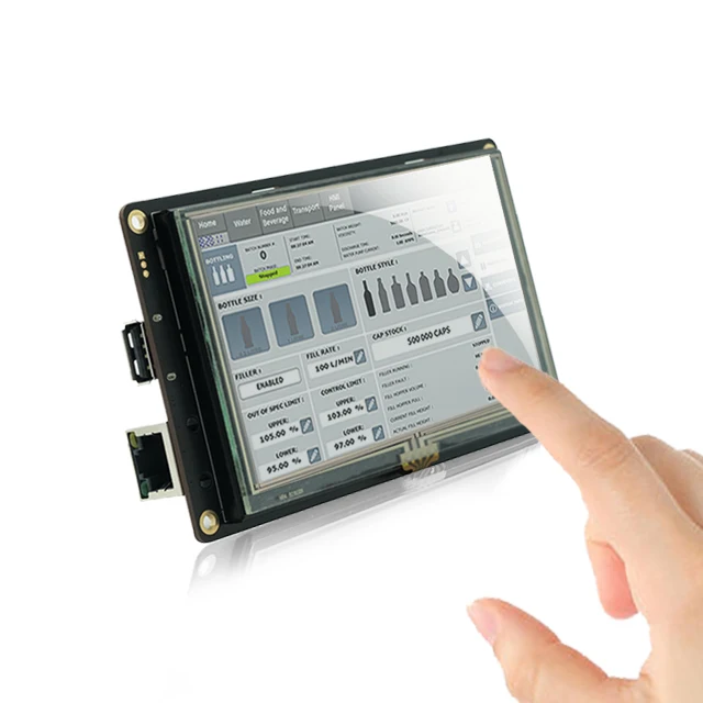 Écran tactile HMI TFT intelligent de 7 pouces, Module d\'affichage avec conception GUI puissante, Sorftware Support MCU