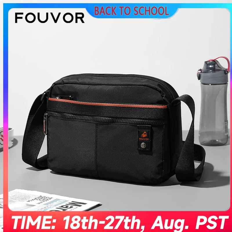 

Fouvor Crossbody Bags for Men 2025 Trend Fashion Nylon Waterproof Crossbody Bag Sports Casual Lightweight Shoulder Bags 3042-02